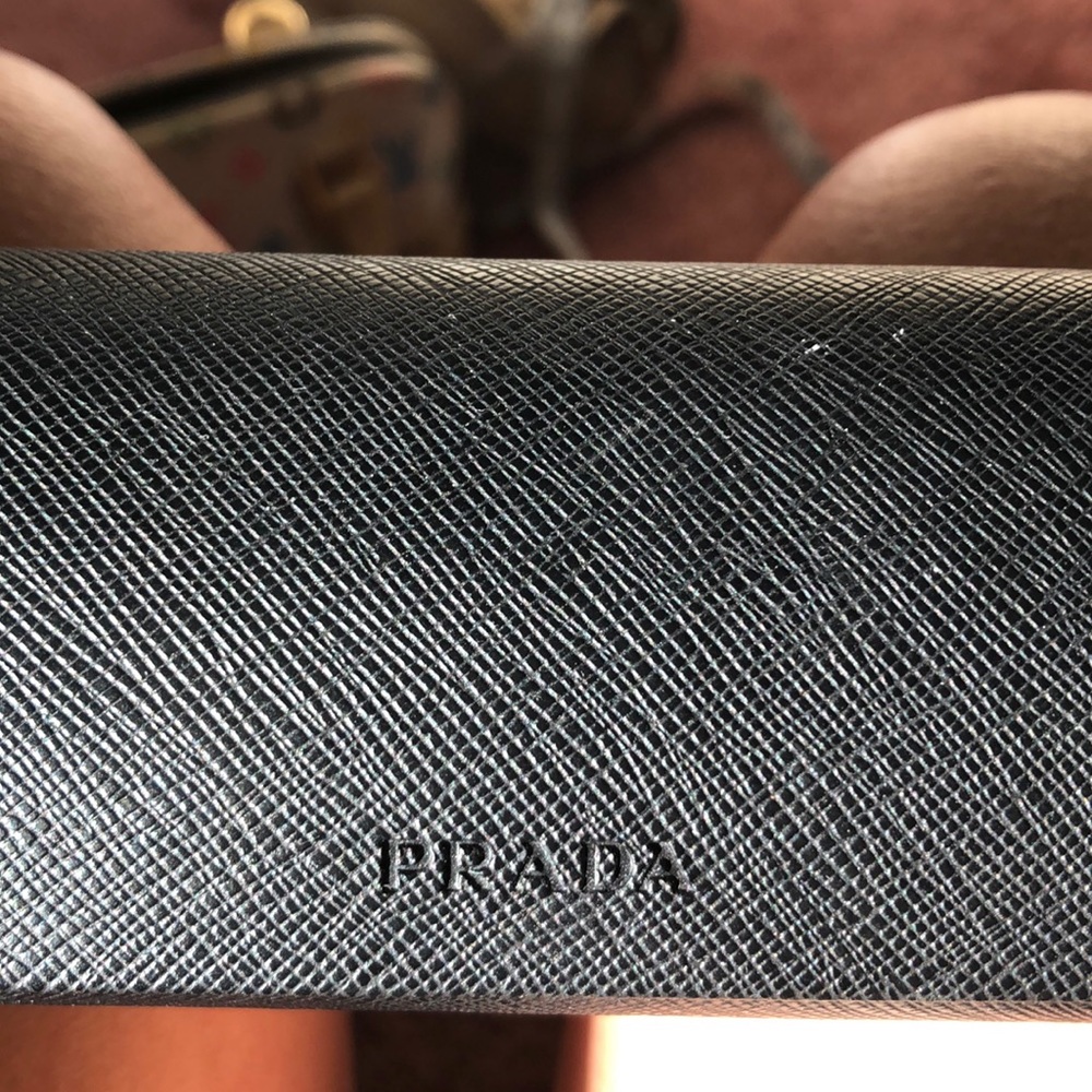Authentic Prada glasses case